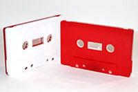 C-60 Red & White HiFi Ferro Type 1 Audio Cassettes